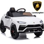 Lamborghini Kids Ride on Toys, 12V Kids Ride on Car with Remote Control, Kids Cars to Ride in for 2-4 Year Olds Boy, Battery Powered Electric Cars with LED Lights, MP3 Player, Horn, Kids Gift, Pink