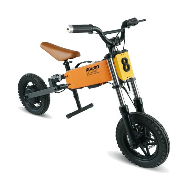 24V Electric Balance Bicycles for Kids 6-10, 200W Dirt Bicycles with Mobile App, Gps, Removable Battery 12" Tire, Ride on Toy Dirt Bike for Kids 6-10 Years Old Boys & Girls, Gray