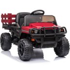 iYofe 12V Ride on Car Toy for 3-5 Years Old, Kids Electric Car with Remote Control, Battery Powered Ride on Pickup Truck for Boys Birthday Gift, Ride on Vehicle with MP3 Player, Horn, Lights, Black