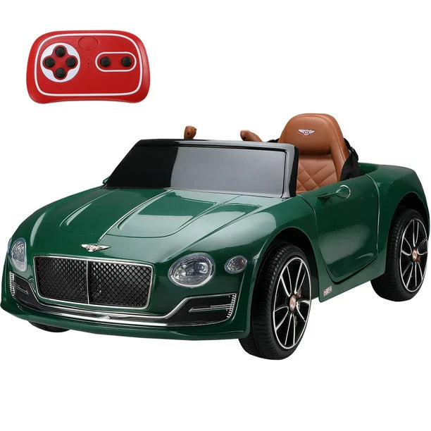 Bentley Mulsanne Ride on Car, 12V Ride on Toy with Remote Control, Power display, USB, MP3, Bluetooth, LED light, 3 point safety belt, Electric Car for 3-6 Years Old Boys, Birthday Gift, White